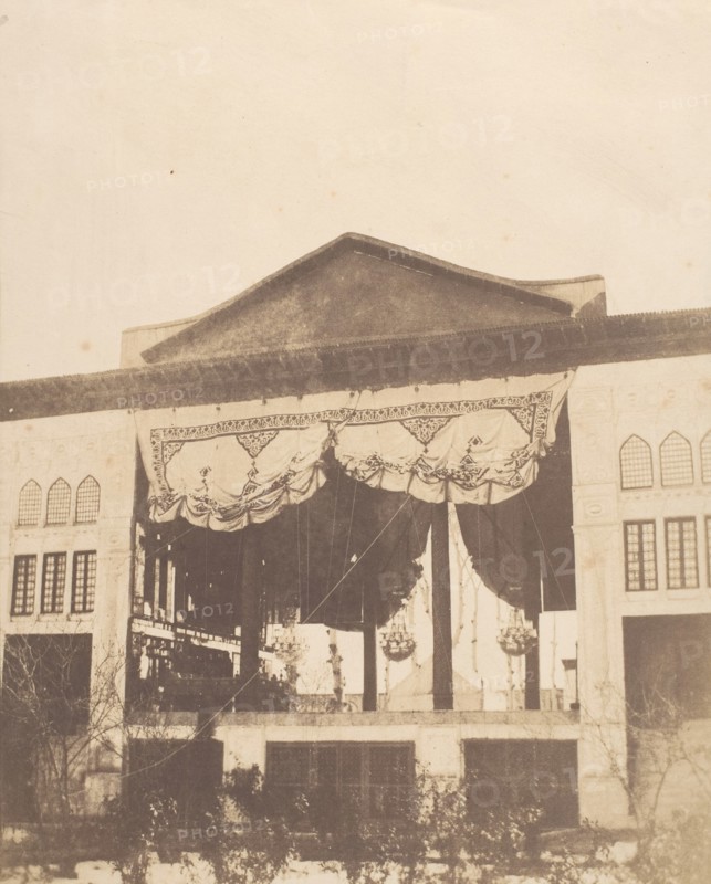 [Peacock's Throne Room, Teheran], 1858.