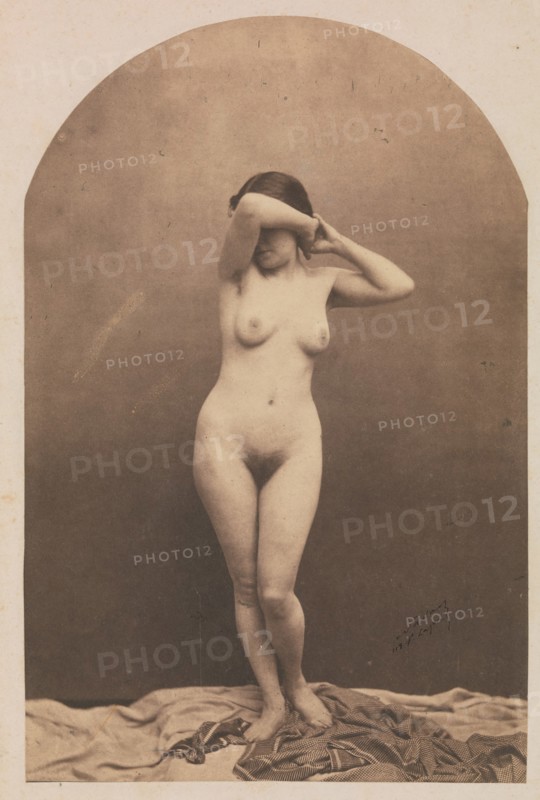 [Standing Female Nude], 1860-61.