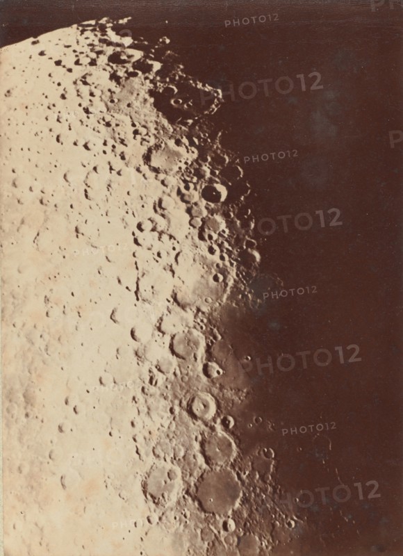 Lunar Photograph, South Pole, 1890.