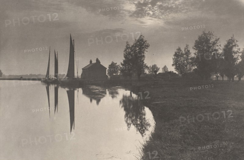 Cantley: Wherries Waiting for the Turn of the Tide, 1886.