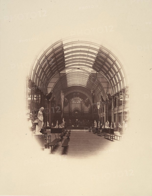 View in Central Hall, Art Treasures Exhibition, Manchester, 1857.