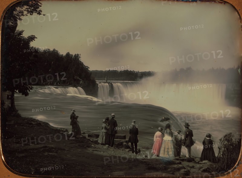 The Niagara Falls, ca. 1850.