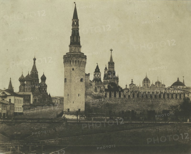 South Front of the Kremlin from the Old Bridge, 1852.
