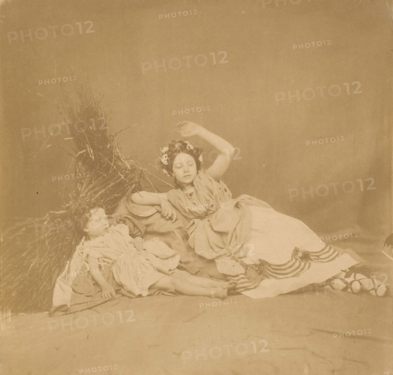 Royal Children in Tableau of the Seasons, 1854.