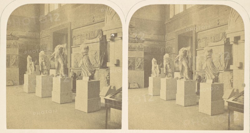 The Lycian Saloon, British Museum, 1850s.