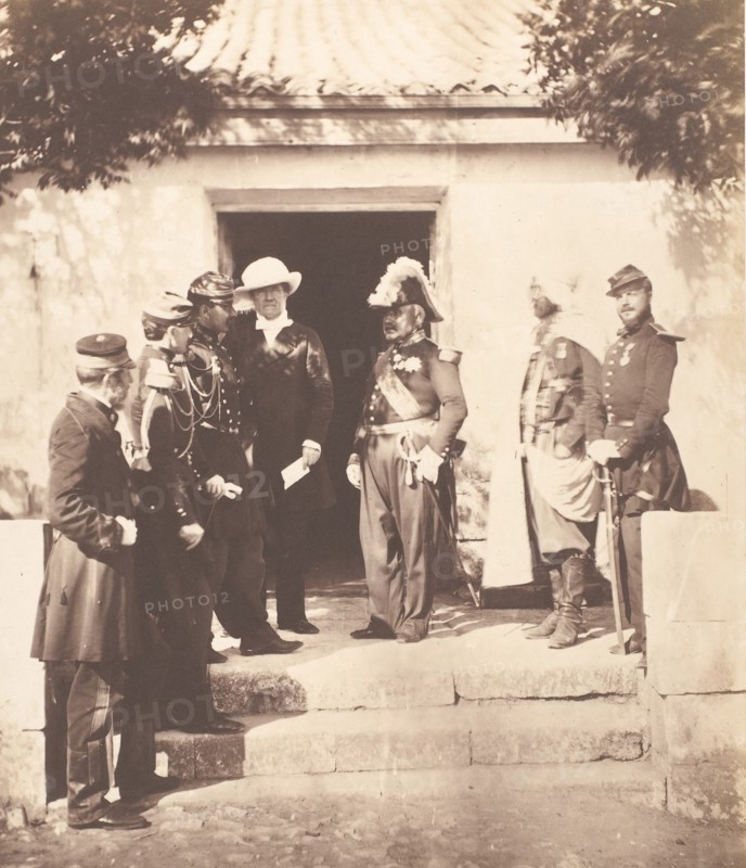 Group at Head Quarters, 1855.