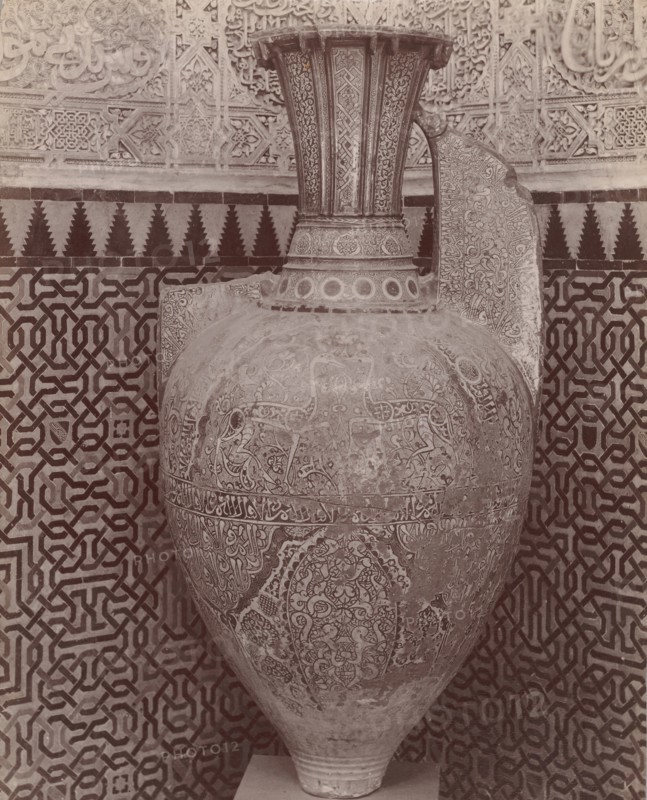 [Moorish Vase, Granada], 1880s-90s.