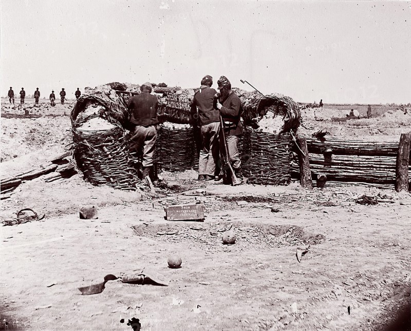 [Fort Sedgwick]/[Fort Price]. Brady album, p. 27, 1861-65. Formerly attributed to Mathew B. Brady.