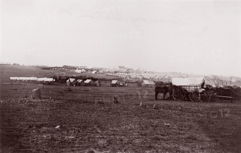 Brandy Station, Virginia, 1863-64. Formerly attributed to Mathew B. Brady.