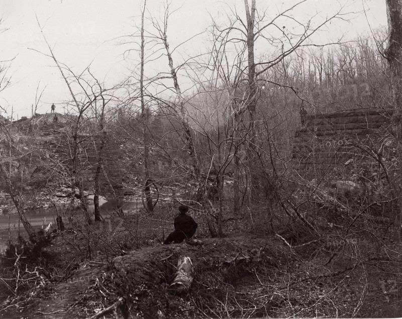 Bull Run. Blackburn's Ford, ca. 1862. Formerly attributed to Mathew B. Brady.