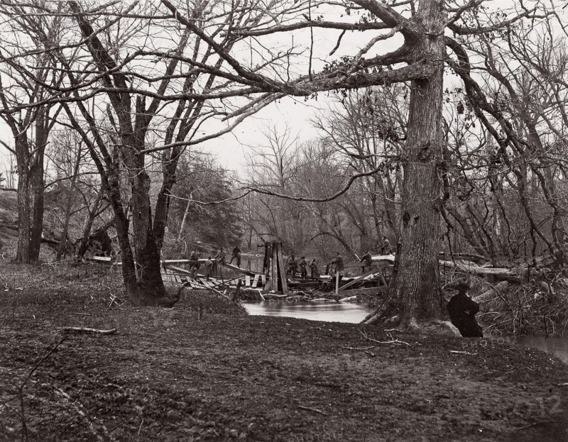 Bull Run. Blackburn's Ford, ca. 1862. Formerly attributed to Mathew B. Brady.