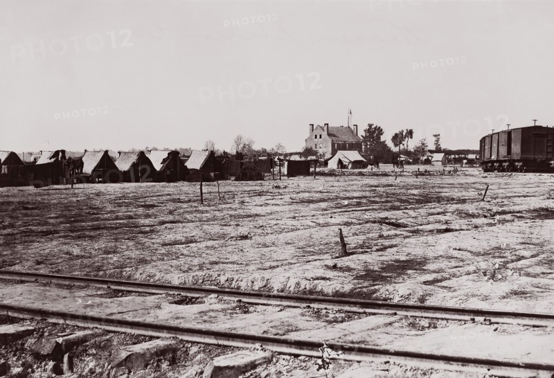 Warren Station, Virginia, 1861-65. Formerly attributed to Mathew B. Brady.