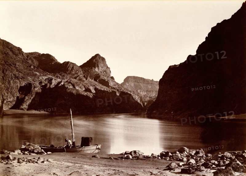 Black Cañon, From Camp 8, Looking Above, 1871.