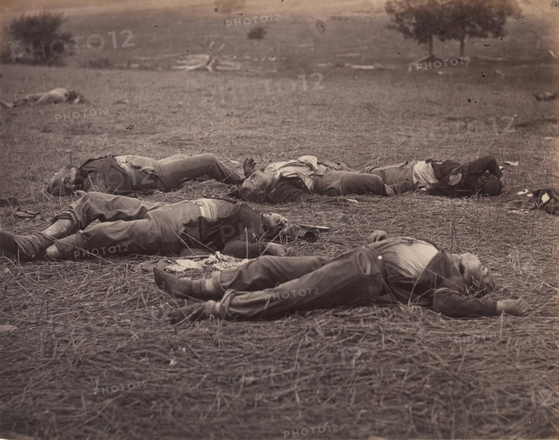 Field Where General Reynolds Fell, Gettysburg, 1863.