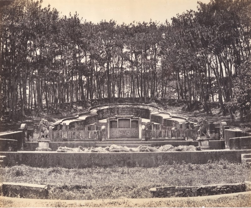 Mandarin Grave at Foochow, ca. 1869.