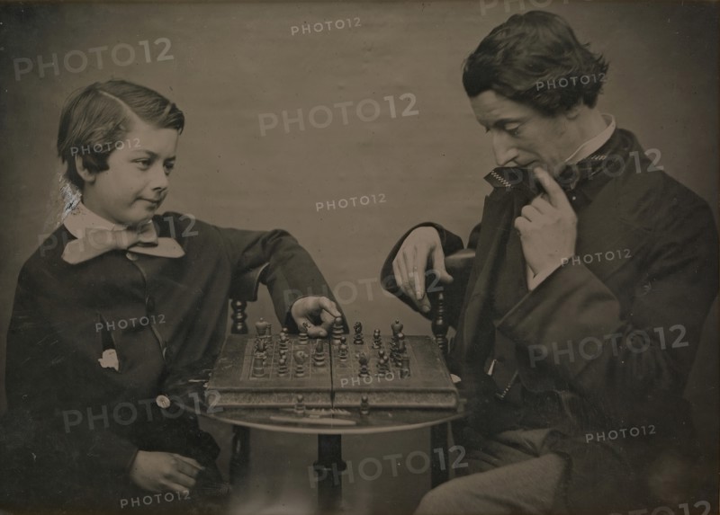 Chess Players, 1850s.