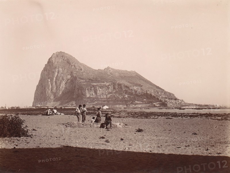 Rock of Gibraltar, 1880s-90s.