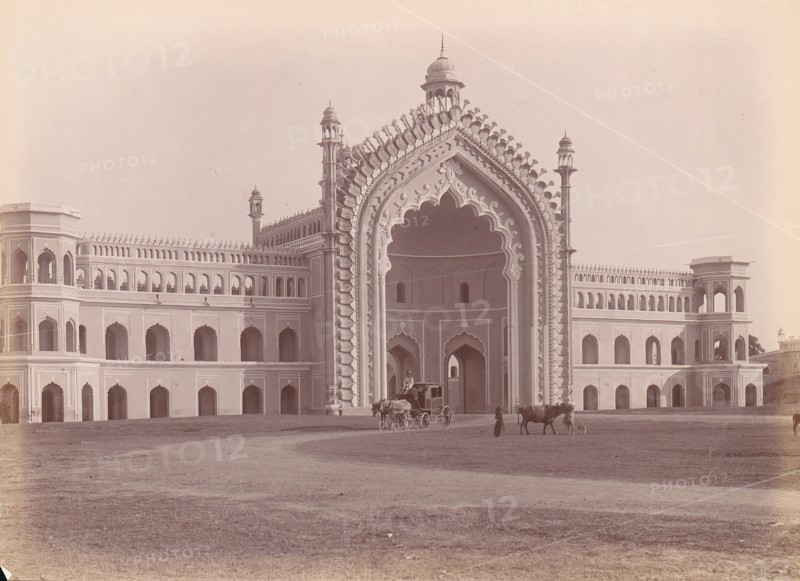 Rumi Darwaza, Lucknow, India, 1860s-70s.