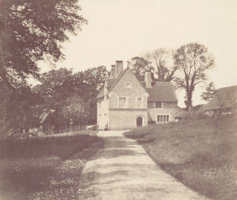 View of House from Driveway, 1850s.