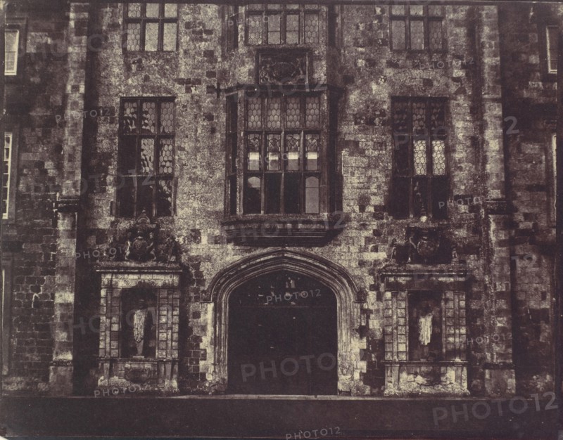 Wilton House, Detail of Main Facade, 1850s.