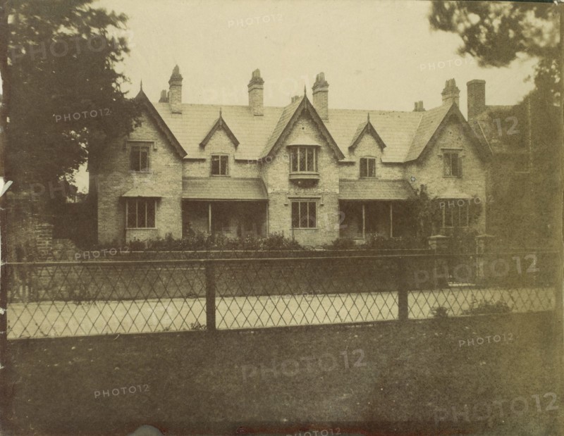 Gabled House Across Lane, 1850s.