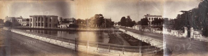 New Tank in Camac Street, Chowringhee, Calcutta, 1858-61.