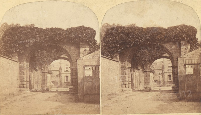Group of 16 Early Stereograph Views of British Abbeys, 1850s-60s.