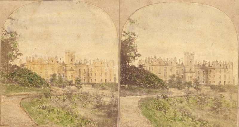 Group of 5 Early Stereograph Views of British Hotels and Inns, 1860s-80s.