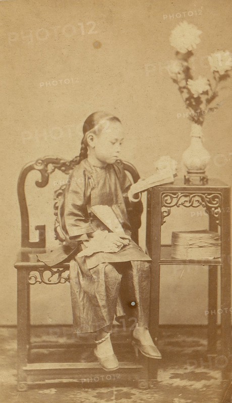 Girl Reading, 1870s.