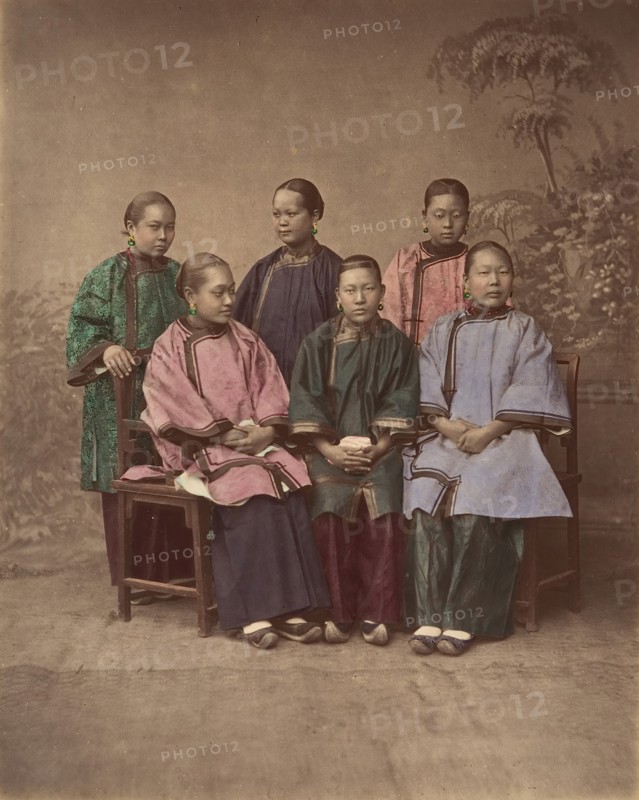 Filles de Shanghai, 1870s.