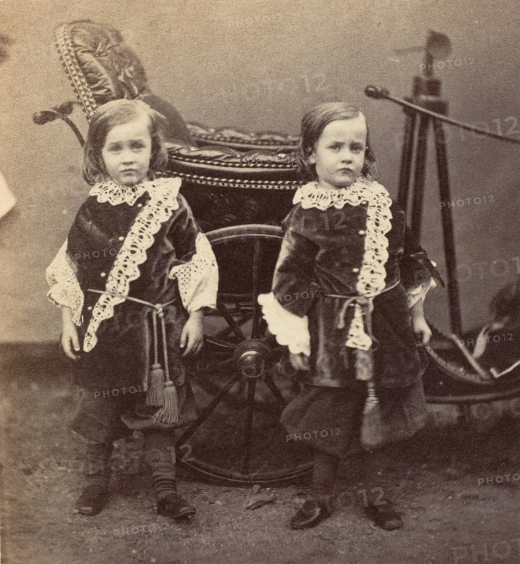 Eddie and Charlie Campbell, 1858-61.