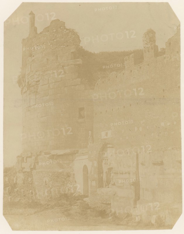 Ruins of Cecilia Metella, Rome, 1850s.