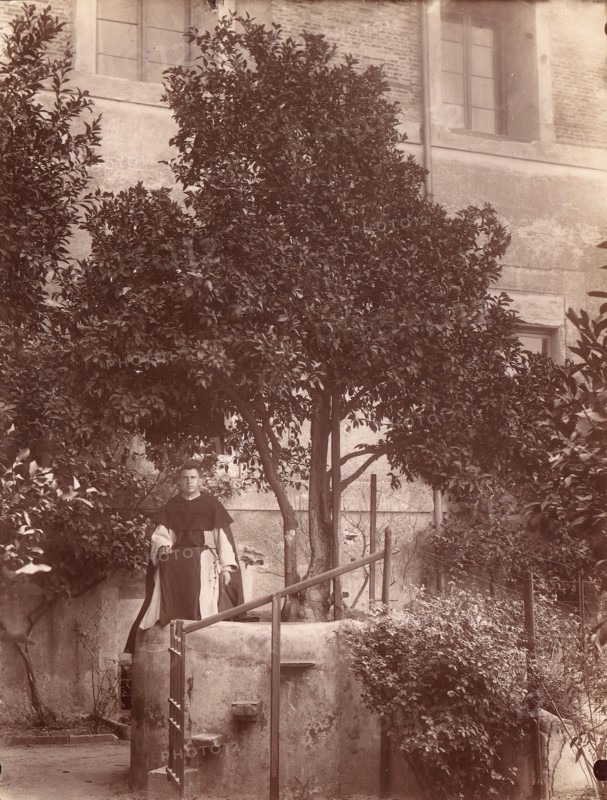 St. Dominic's Orange Tree on the Aventine, 1880s.
