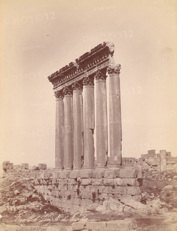 Temple of Jupiter, 1880s.