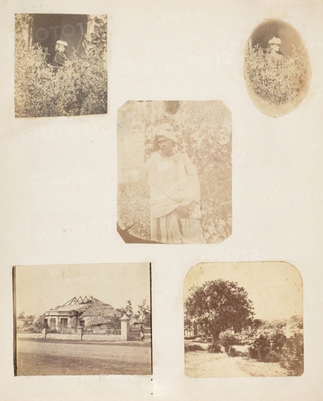Young Girl in the Garden, 1850s. [A Bungalow after Cyclone].