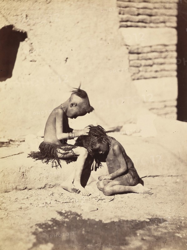 [Two Young Nubians], ca. 1857.