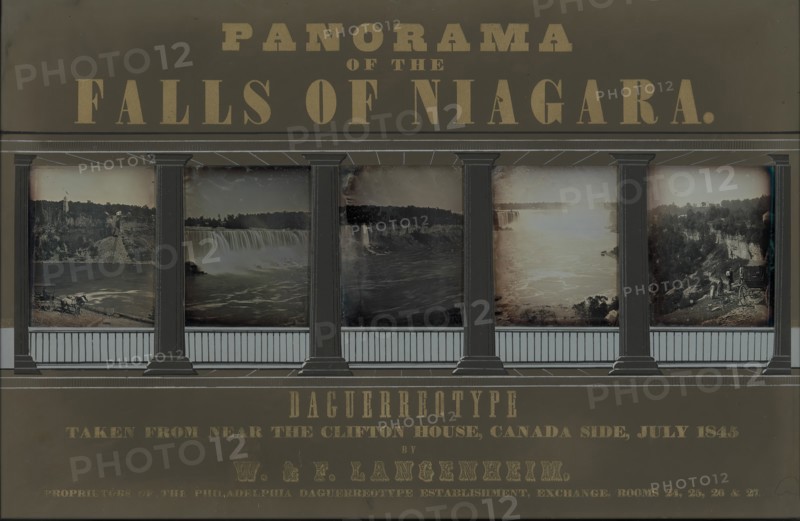 Panorama of Niagara Falls, July 1845.