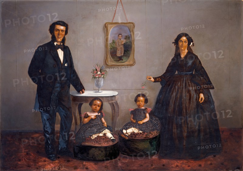 Family Portrait, ca. 1855.