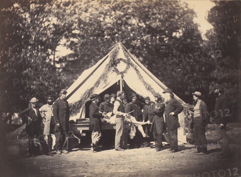 Operating Tent, Camp Letterman, Gettysburg, Pennsylvania, 1863.