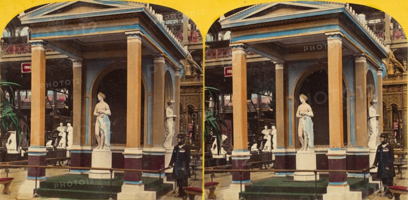 86 Stereographic Views of The International Exhibition of 1862, 1862. [Tinted Venus by J. Gibson, R.A.]