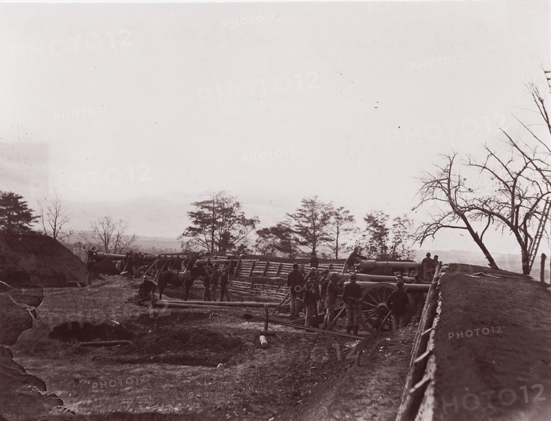 Near Dutch Gap, Virginia. Fort Brady, ca. 1865. Formerly attributed to Mathew B. Brady.