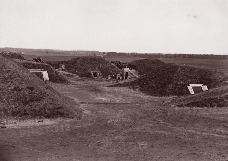 Fort Darling, James River, ca. 1865. Formerly attributed to Mathew B. Brady.