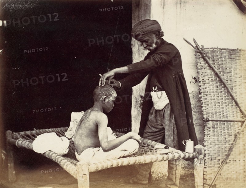 Indian Barber, 1860s.