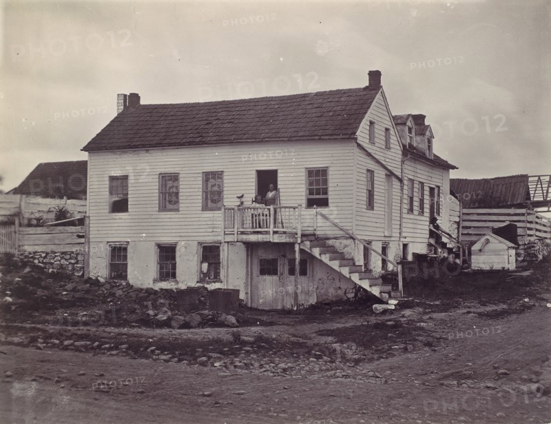 Gettysburg. John Burns House, 1863. Formerly attributed to Mathew B. Brady.