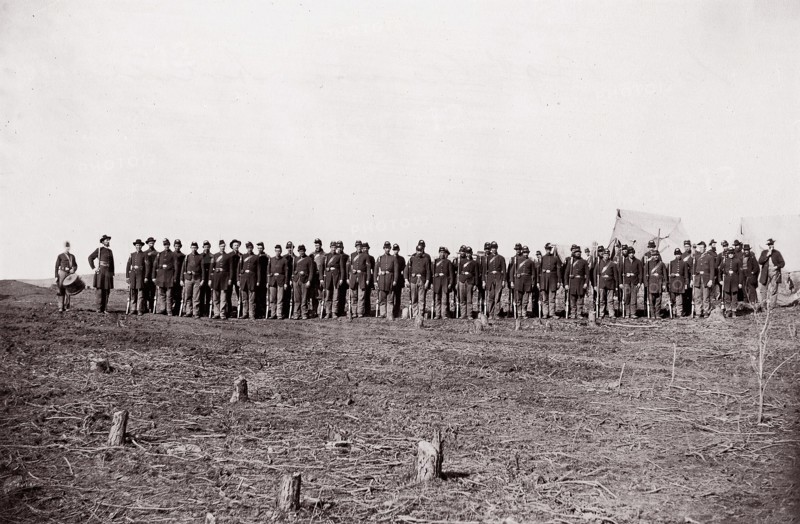 139th Pennsylvania Infantry, 1861-65. Formerly attributed to Mathew B. Brady.