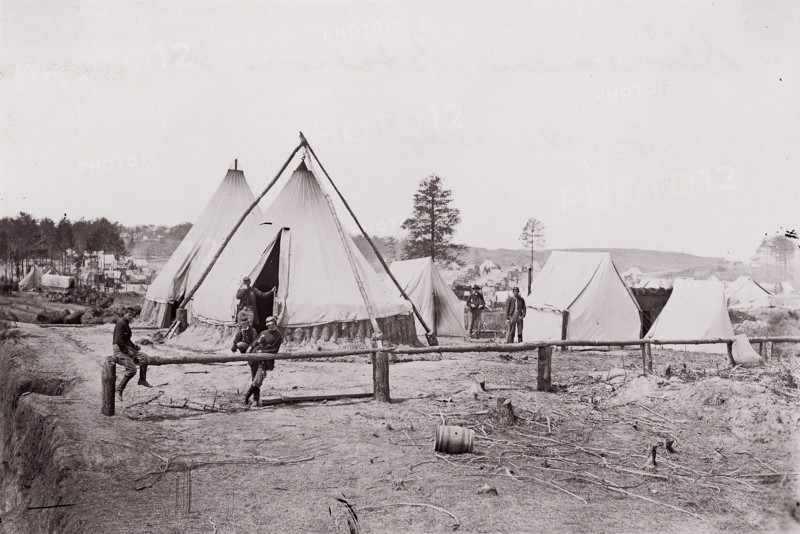 Stoneman's Station, Virginia. Quartermaster Dept., 1861-65. Formerly attributed to Mathew B. Brady.