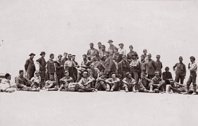 Pennsylvania Light Artillery, Keystone Battery, 1861-65. Formerly attributed to Mathew B. Brady.