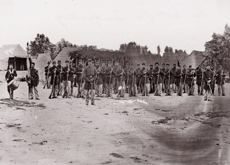30th Pennsylvania Infantry, 1861-65. Formerly attributed to Mathew B. Brady.