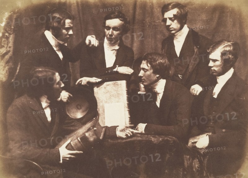 Prof. Fraser, Rev. Welsh, Rev. Hamilton, and Three Other Men, 1843-47.