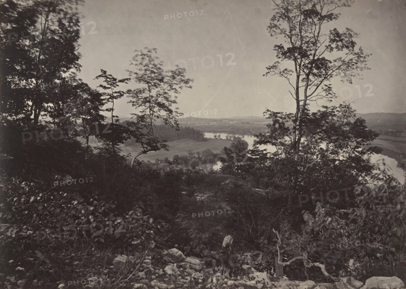 Chattanooga Valley from Lookout Mountain, 1860s.